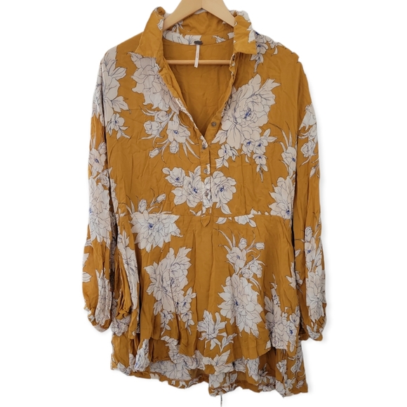 Free People Dresses & Skirts - Free People Shake it Tunic Floral Mini Dress S